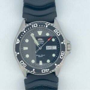 Orient Men's 'Ray II Rubber' Japanese Diving Watch